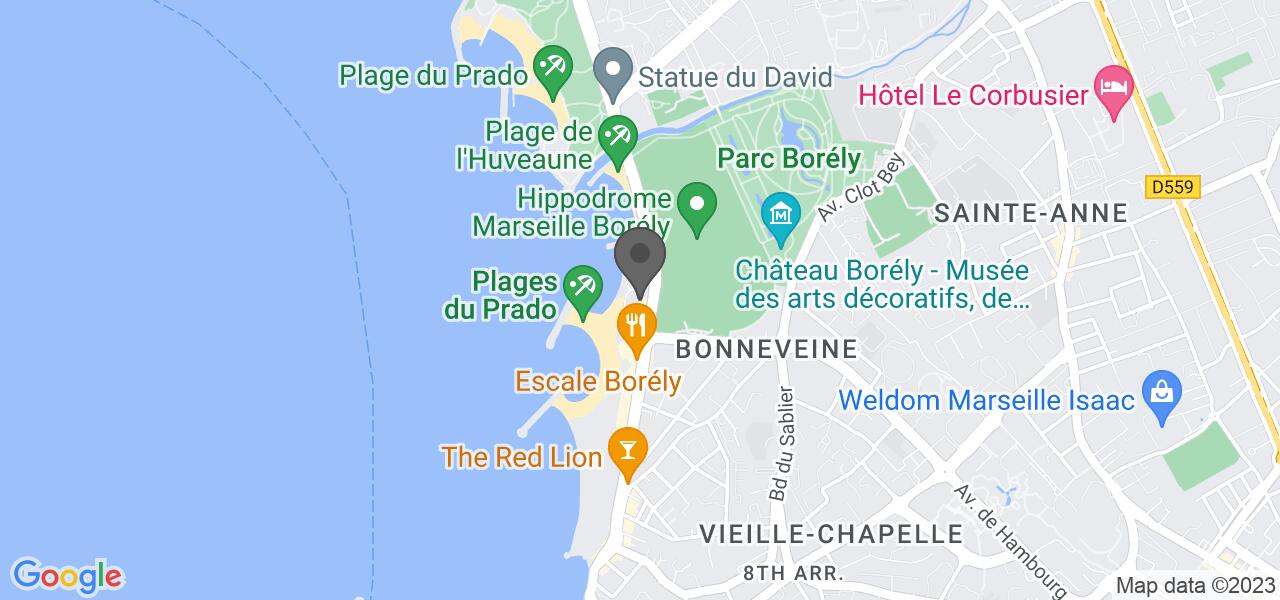 交通地图 — LE SPORT'S BEACH CAFÉ