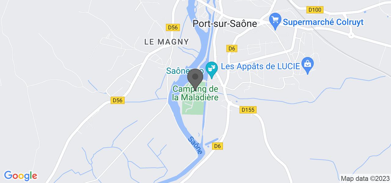 Plan d'accès — LE CHALET DE LA PLAGE