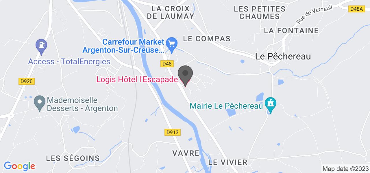 Plan d'accès — L'Escapade