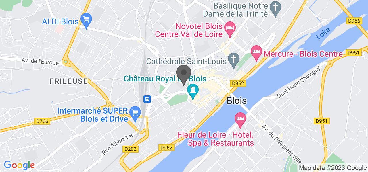 Plan d'accès — L'ORANGERIE DU CHÂTEAU