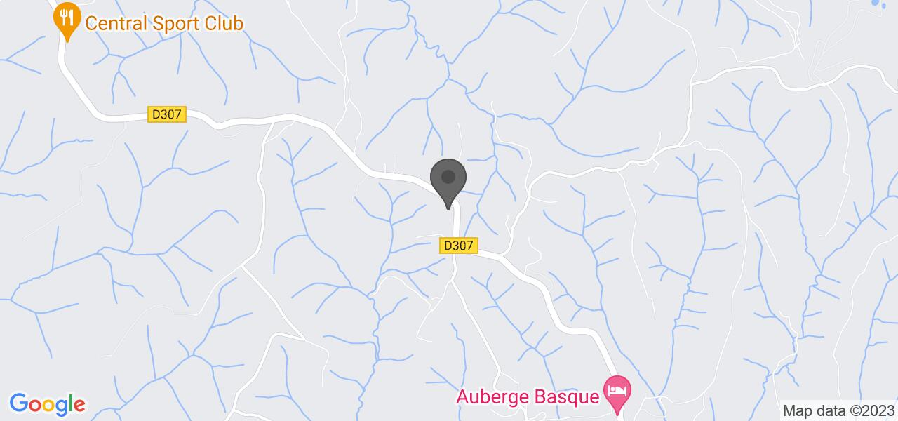 Routekaart — L'AUBERGE BASQUE