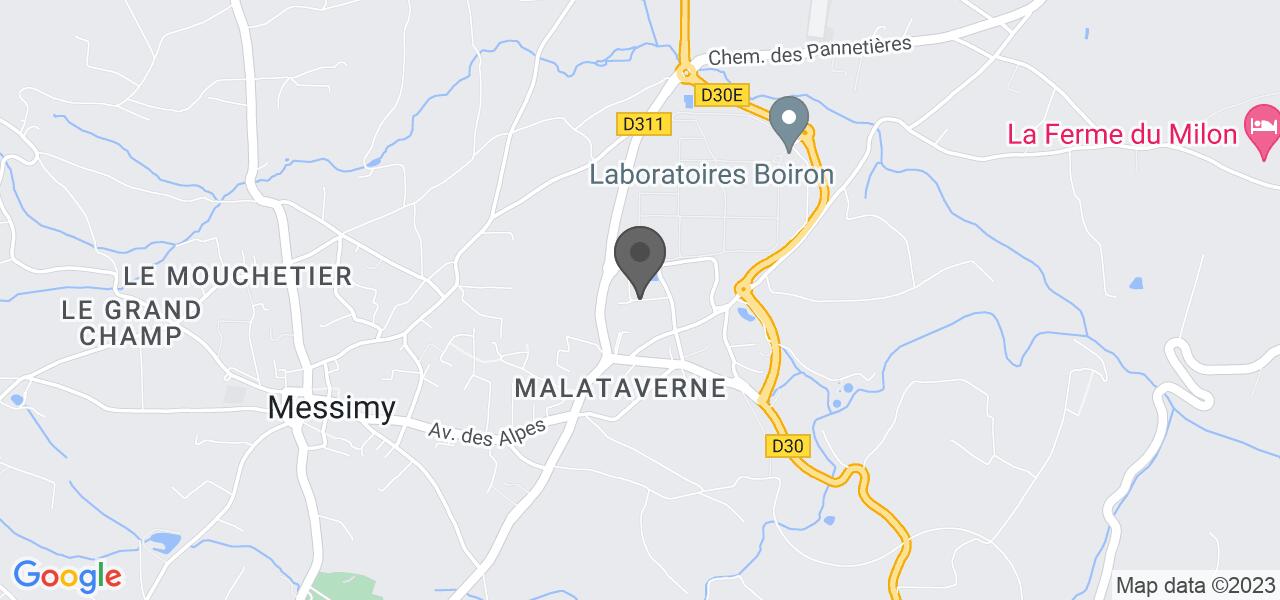Access map — MALATAVERNE