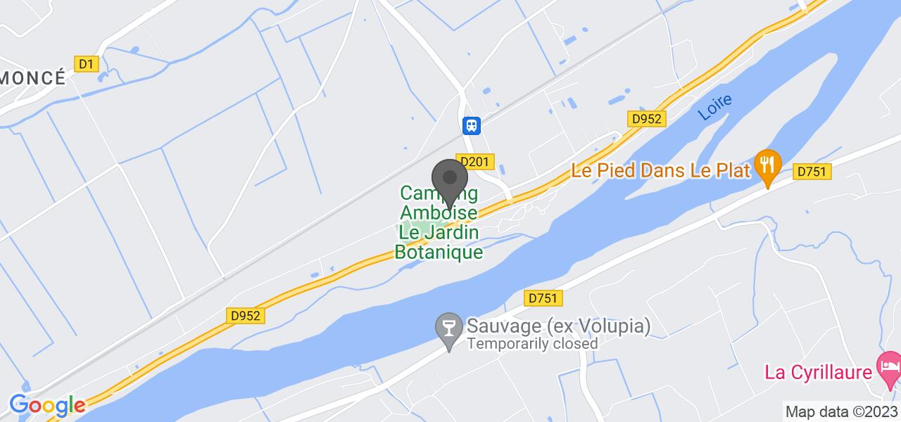 Anfahrtsplan — AUBERGE DE LAUNAY