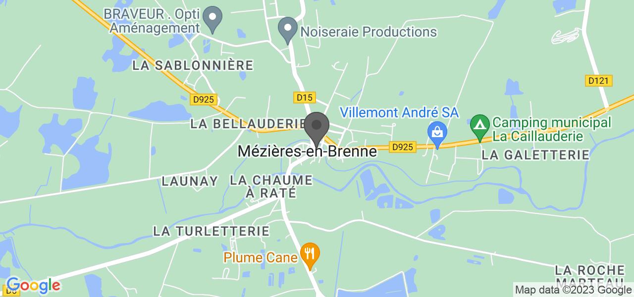 Plan d'accès — AU BOEUF COURONNÉ