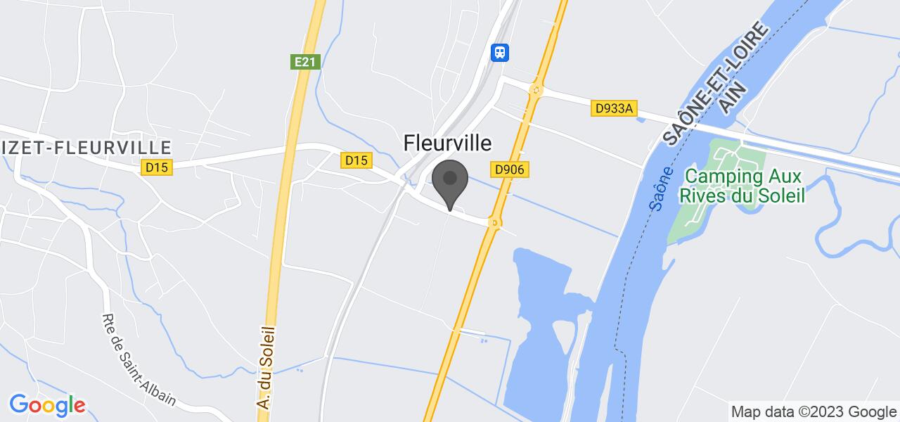 Plan d'accès — LE CHÂTEAU DE FLEURVILLE