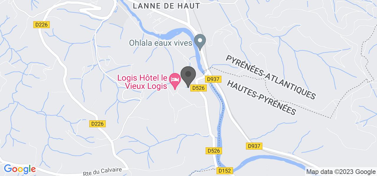 Plan d'accès — LE VIEUX LOGIS