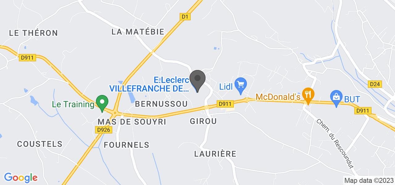 Plan d'accès — RESTAURANT L'ENTRE NOUS