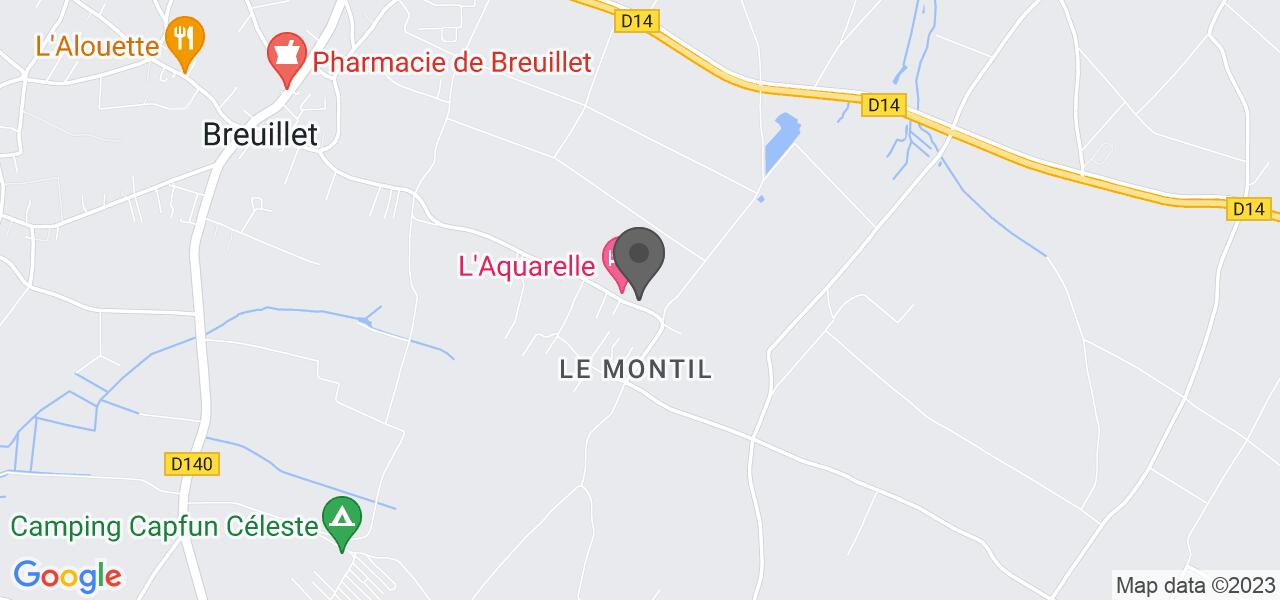 Plan d'accès — L'AQUARELLE