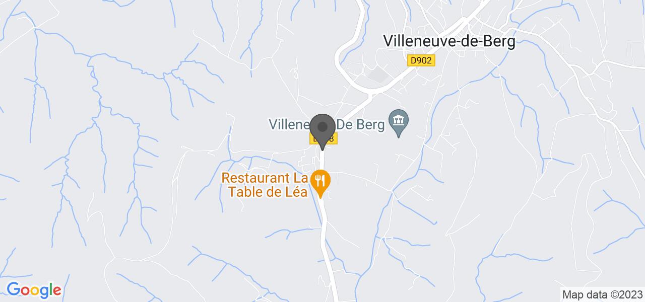 Plan d'accès — LA TABLE DE LEA