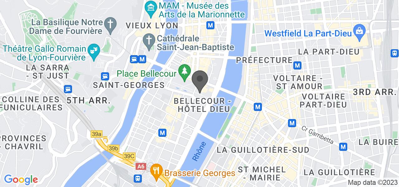 Plan d'accès — LE CAFÉ FRANCAIS