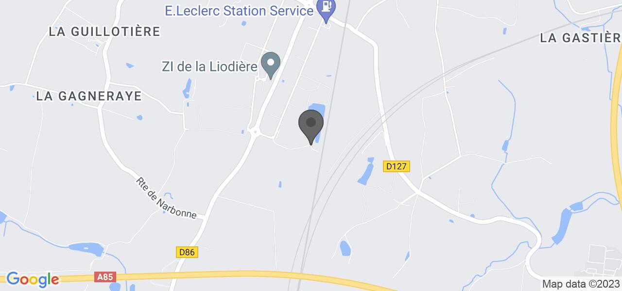 Plan d'accès — RESTAURANT DE LA LIODIÈRE