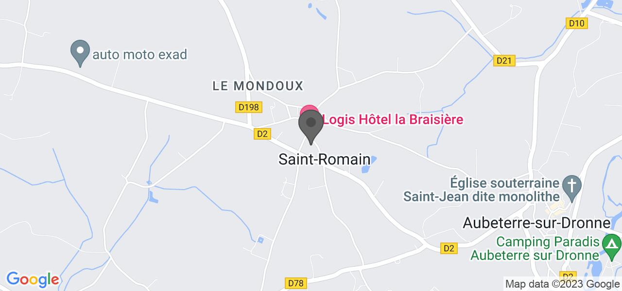 Mapa de acceso — RESTAURANT LA BRAISIERE