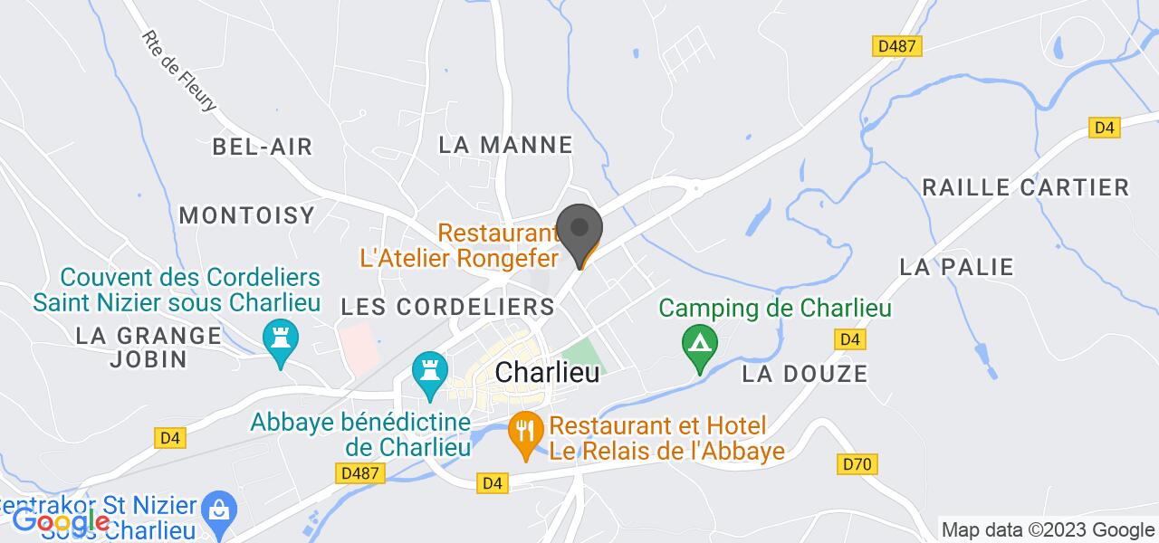 Plan d'accès — L'ATELIER RONGEFER
