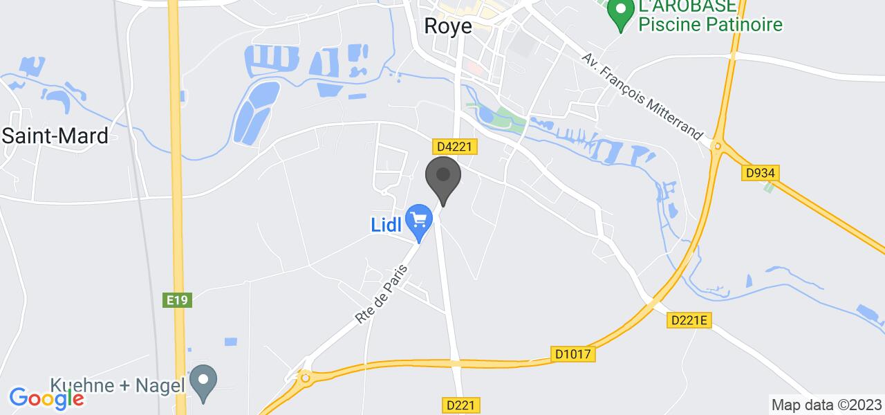 Plan d'accès — Hostellerie de la Croix d'Or