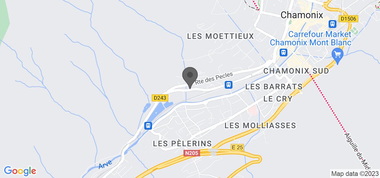 アクセスマップ — LA CREMERIE DES AIGUILLES