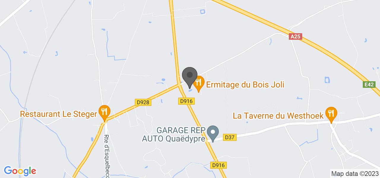 Plan d'accès — L'ERMITAGE DU BOIS JOLI