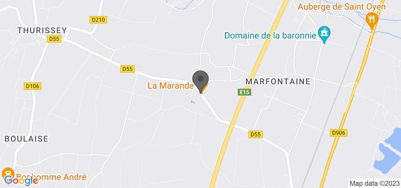 Plan d'accès — LA MARANDE