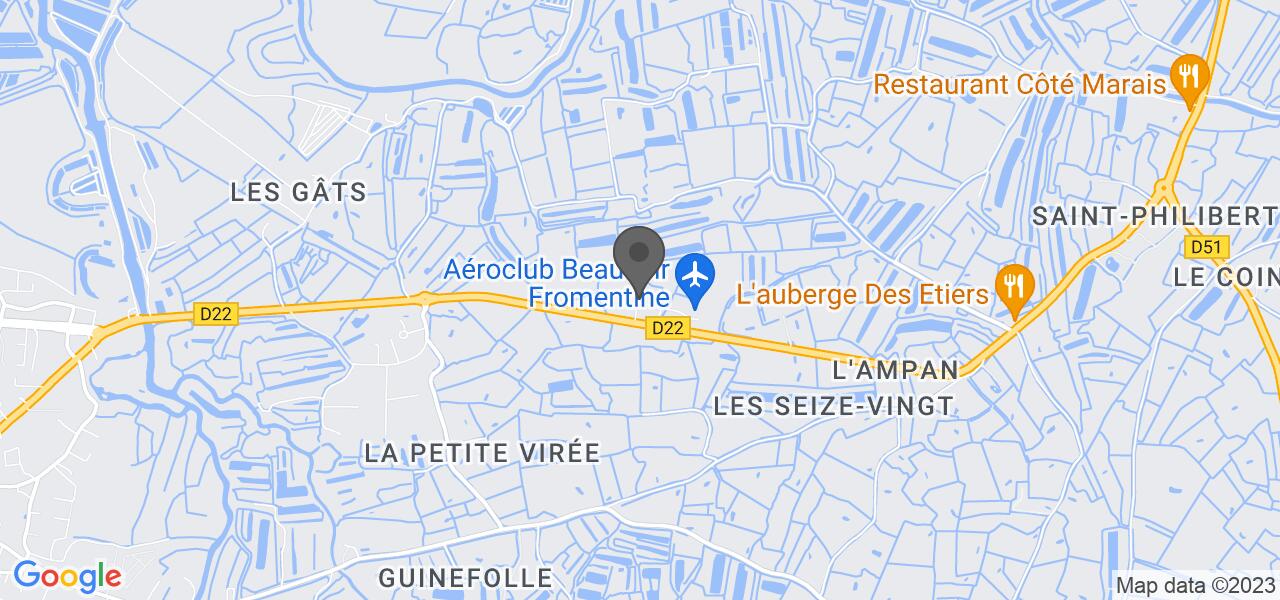 Plan d'accès — L'AUBERGE DES ETIERS