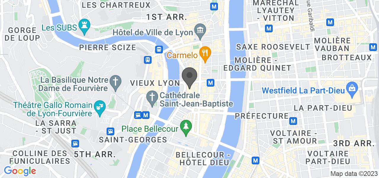 Mapa de acesso — LE MERCIERE