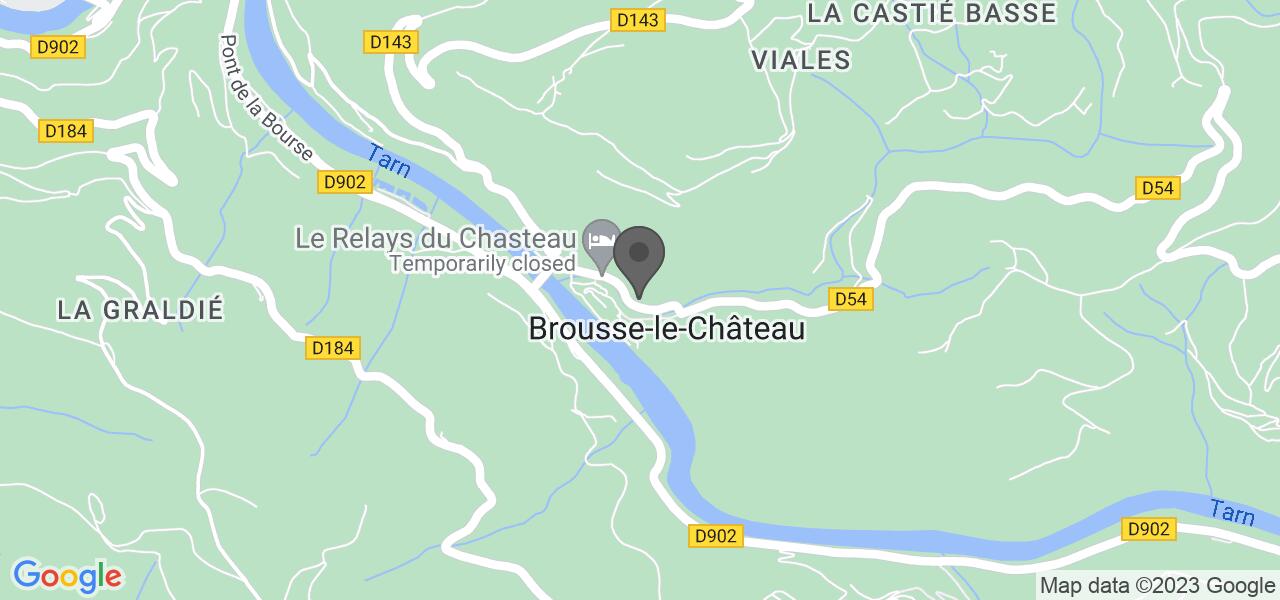 Plan d'accès — LE RELAYS DU CHASTEAU