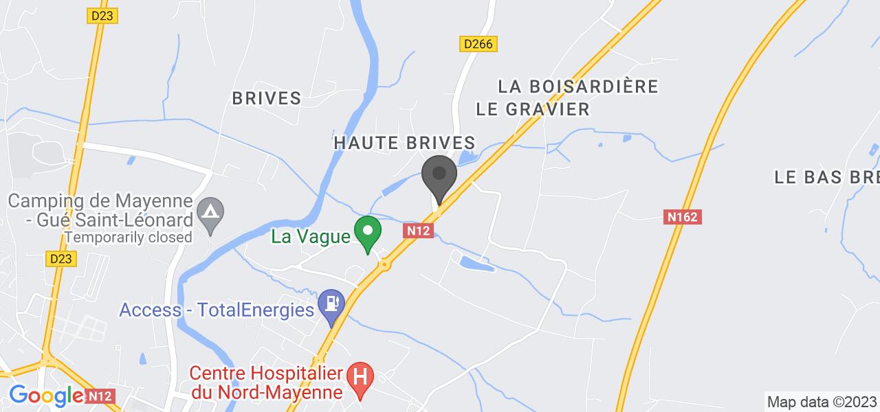 Access map — LA CROIX COUVERTE