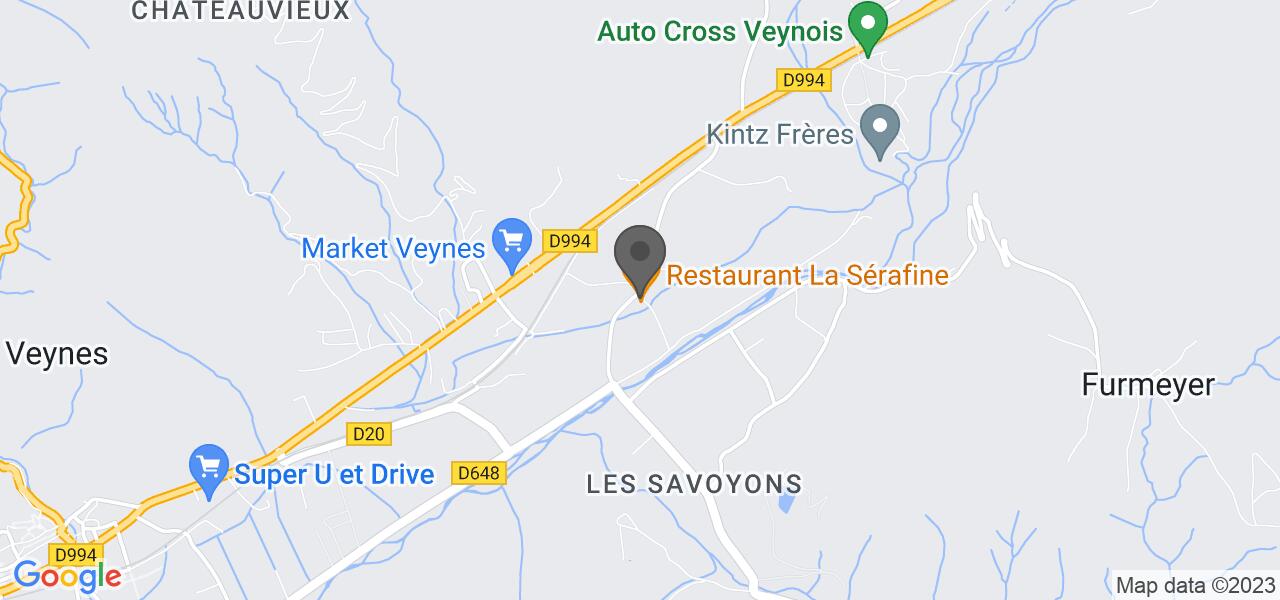 Plan d'accès — LA SERAFINE