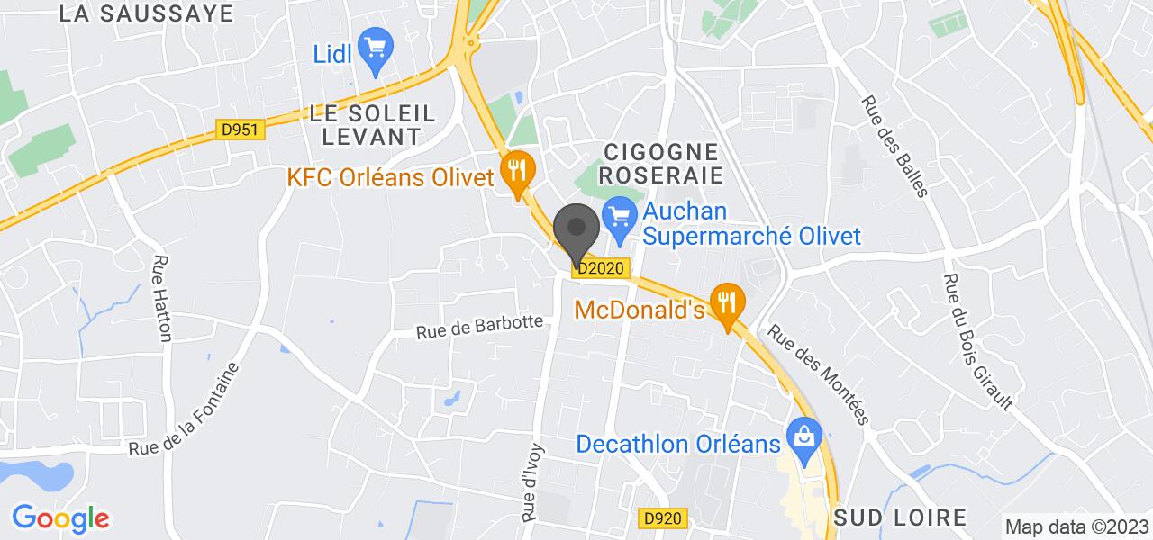 Plan d'accès — CASA PASTA- LE BOWLING