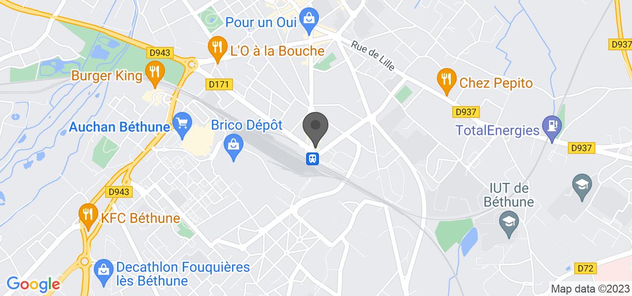 Mappa di accesso — AU DÉPART