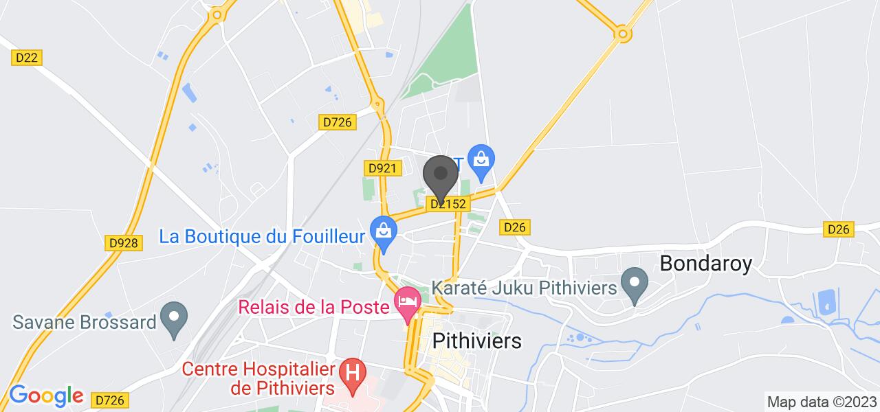Plan d'accès — RELAIS SAINT GEORGES