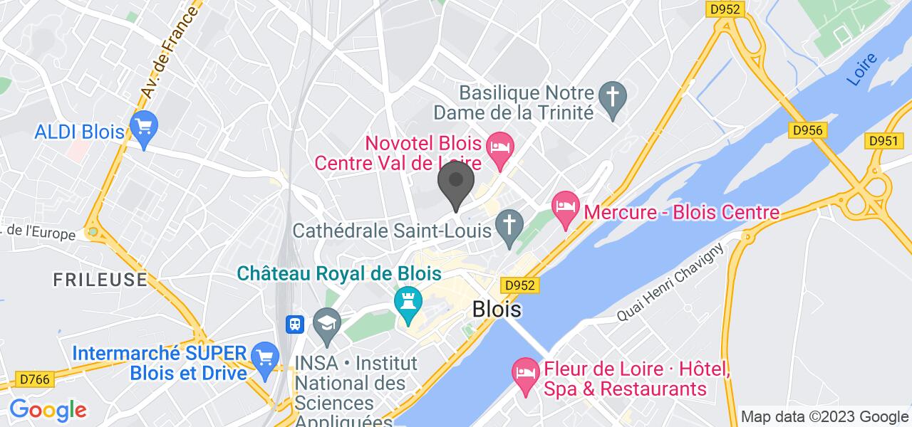 Plan d'accès — BISTROT DU BOUCHER DE BLOIS