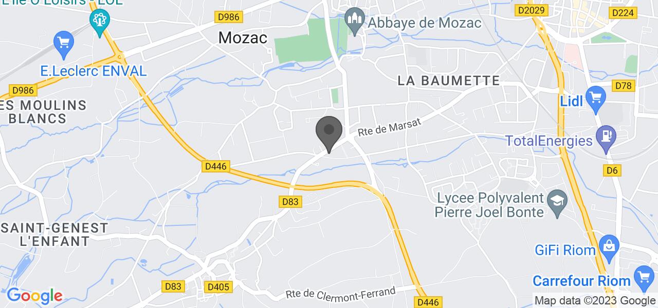 Plan d'accès — LE MOULIN DE VILLEROSE