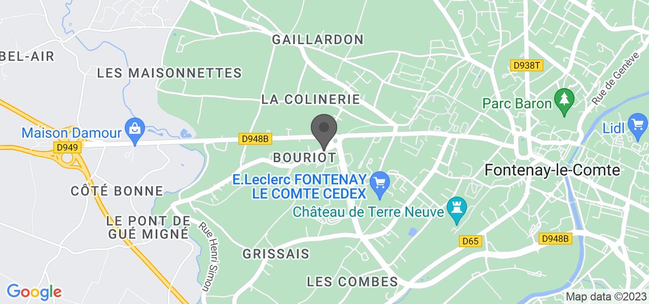 Plan d'accès — LE VIEUX PRESSOIR