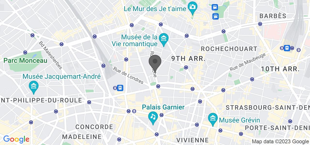 Plan d'accès — BISTRO DES DEUX THEATRES