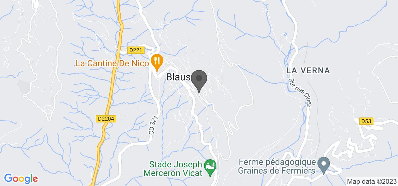 Plan d'accès — LE MOULIN DE L'OLIVERAIE