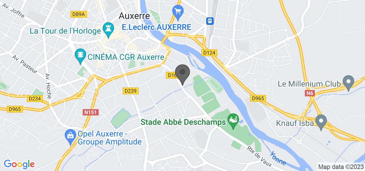 Plan d'accès — LE BOURGOGNE