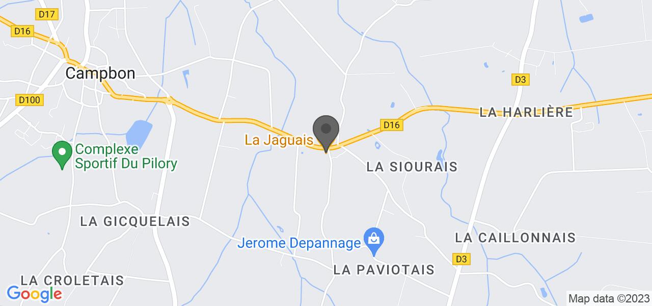 Plan d'accès — RESTAURANT LA JAGUAIS