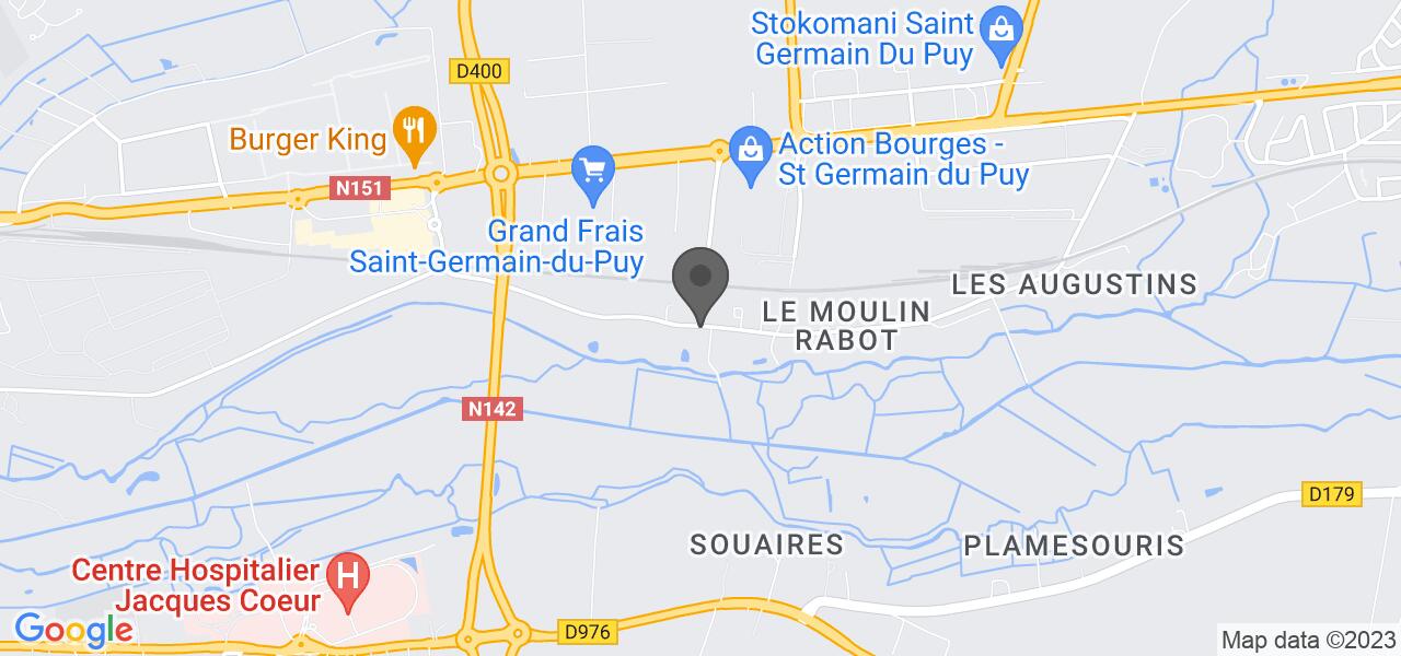 Plan d'accès — AUBERGE DU VIEUX MOULIN