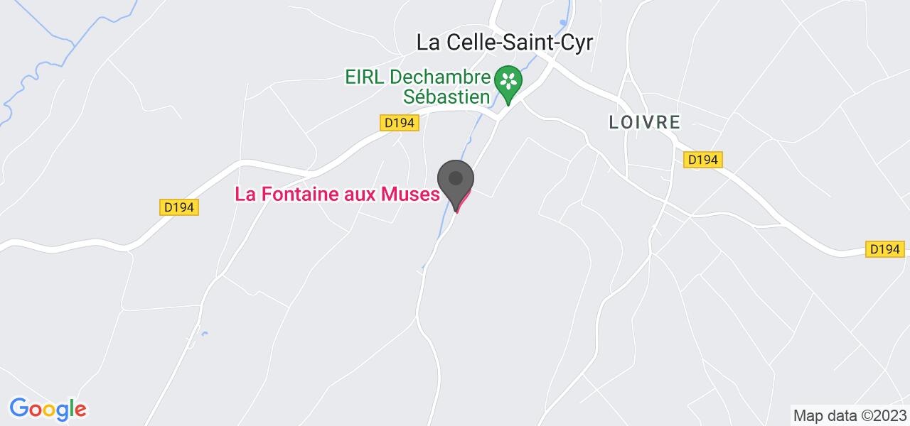 Plan d'accès — FONTAINE AUX MUSES