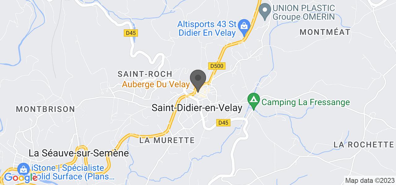 Plan d'accès — L'AUBERGE DU VELAY