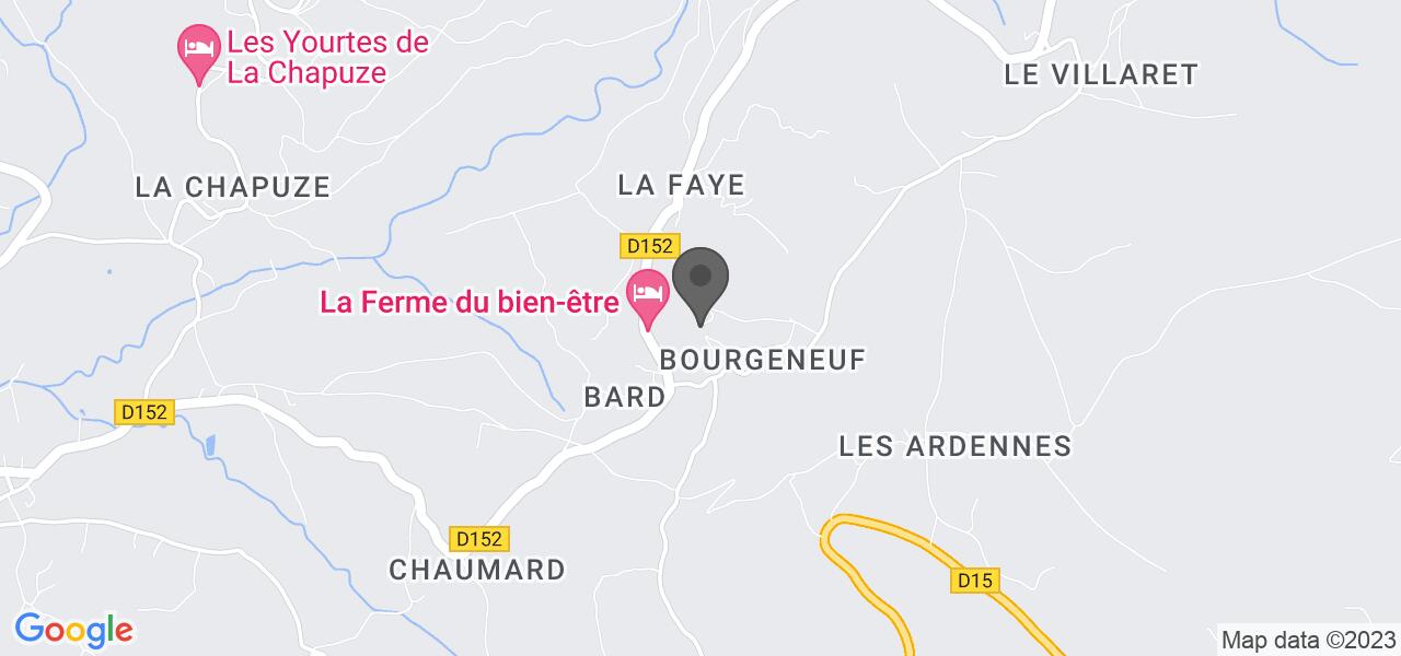 Mappa di accesso — LA FERME DU BIEN ÊTRE