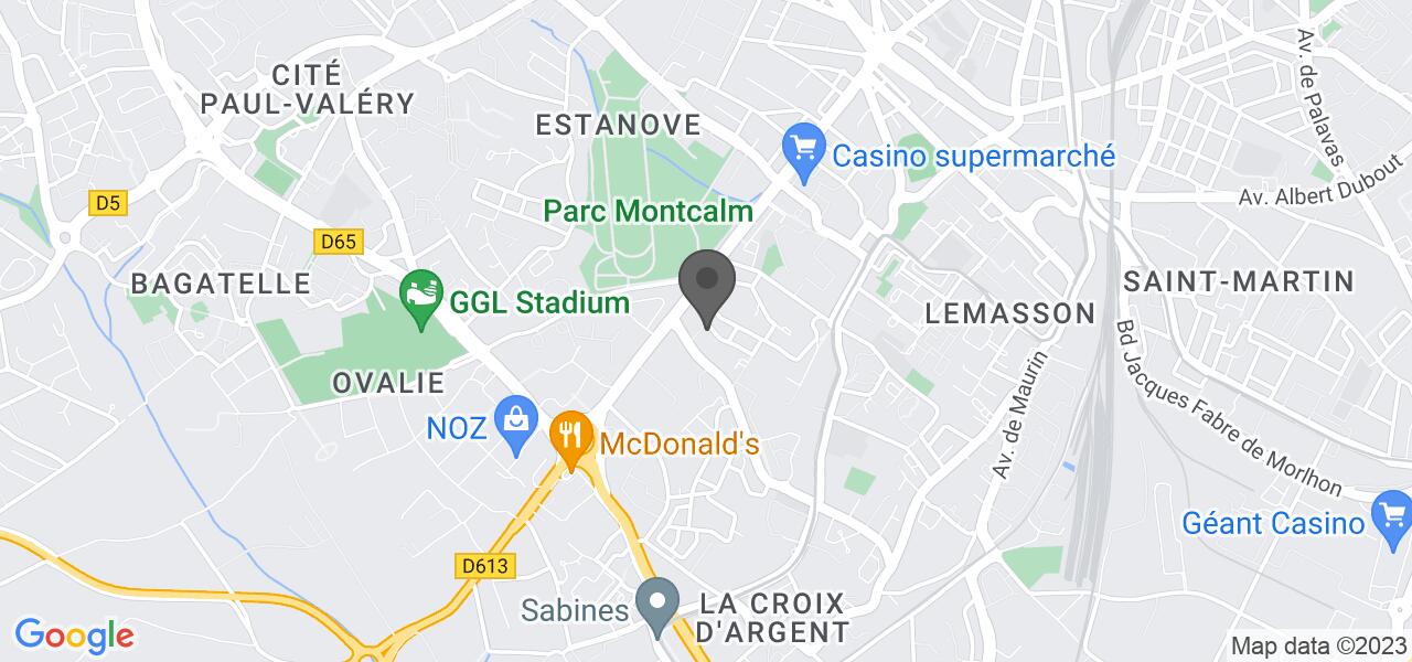 Plan d'accès — LE CASTEL RONCERAY