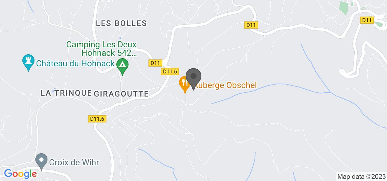Plan d'accès — AUBERGE OBSCHEL