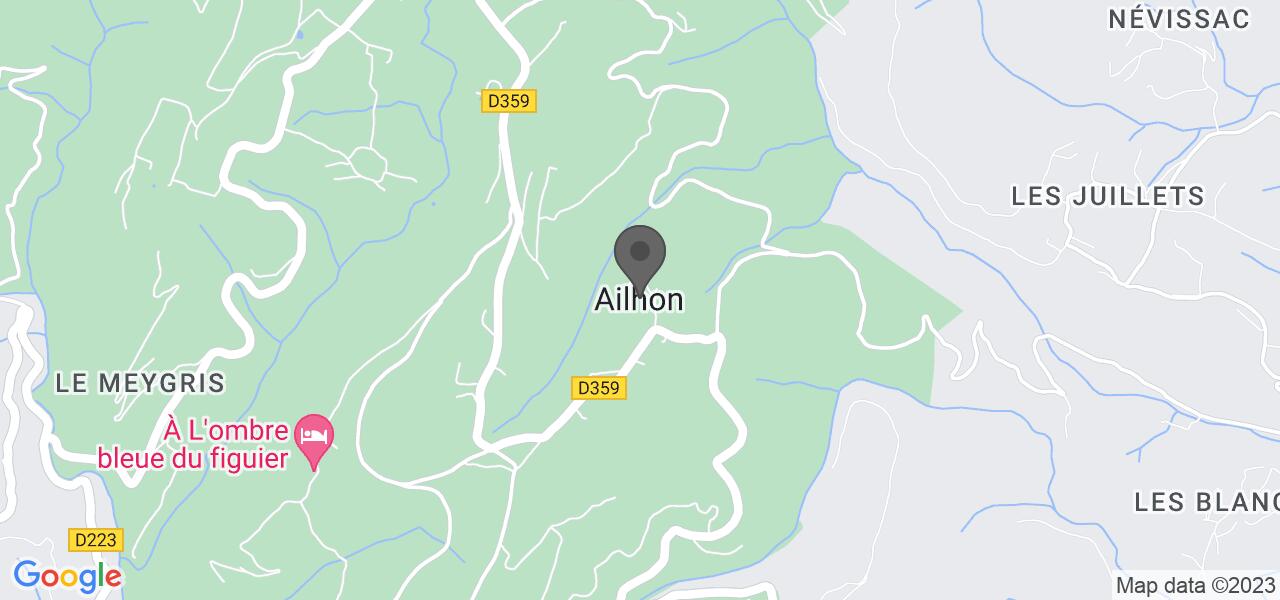 Plan d'accès — LE BISTRO D'AILHON