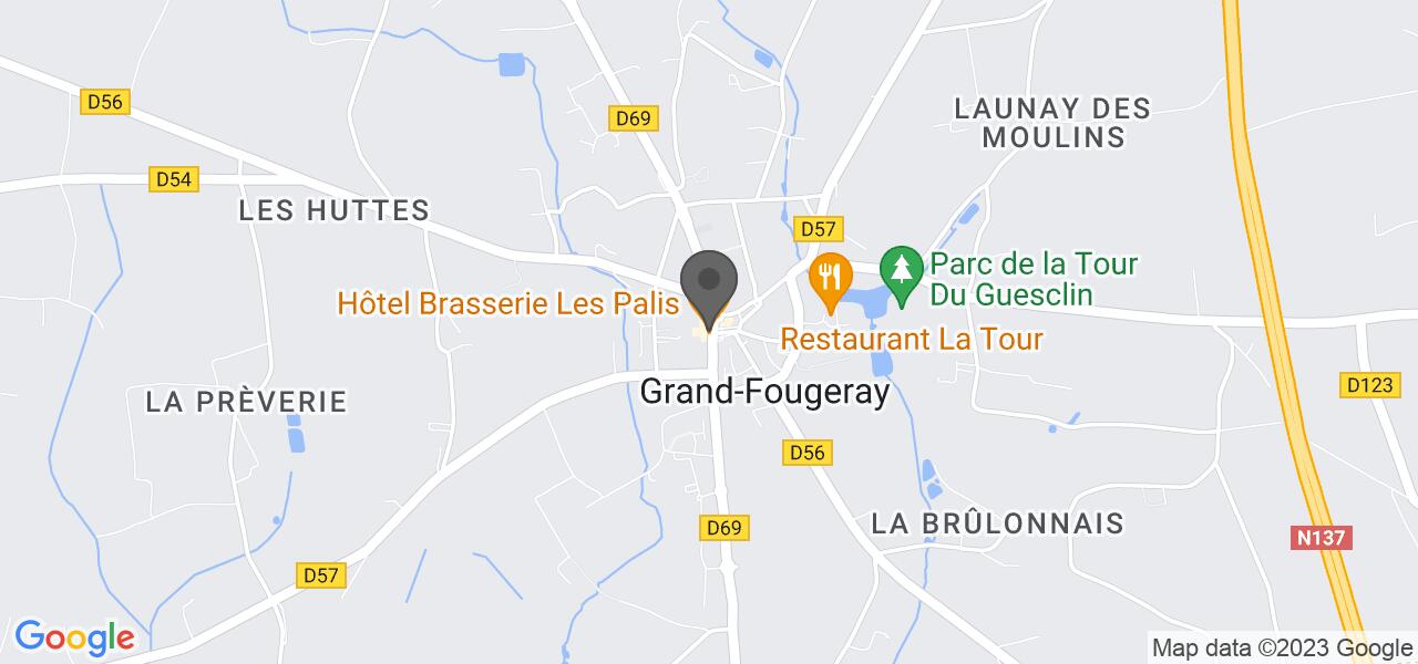 Plan d'accès — LES PALIS