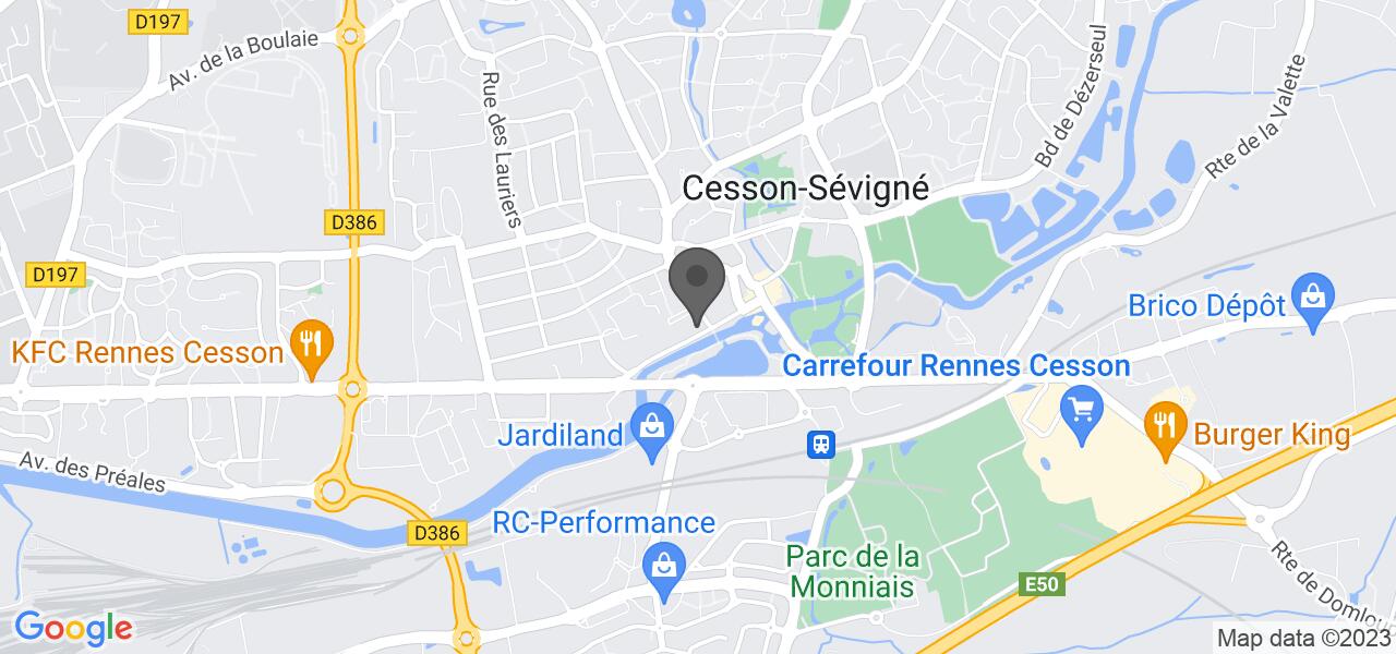 Mapa de acesso — RESTAURANT ZEST