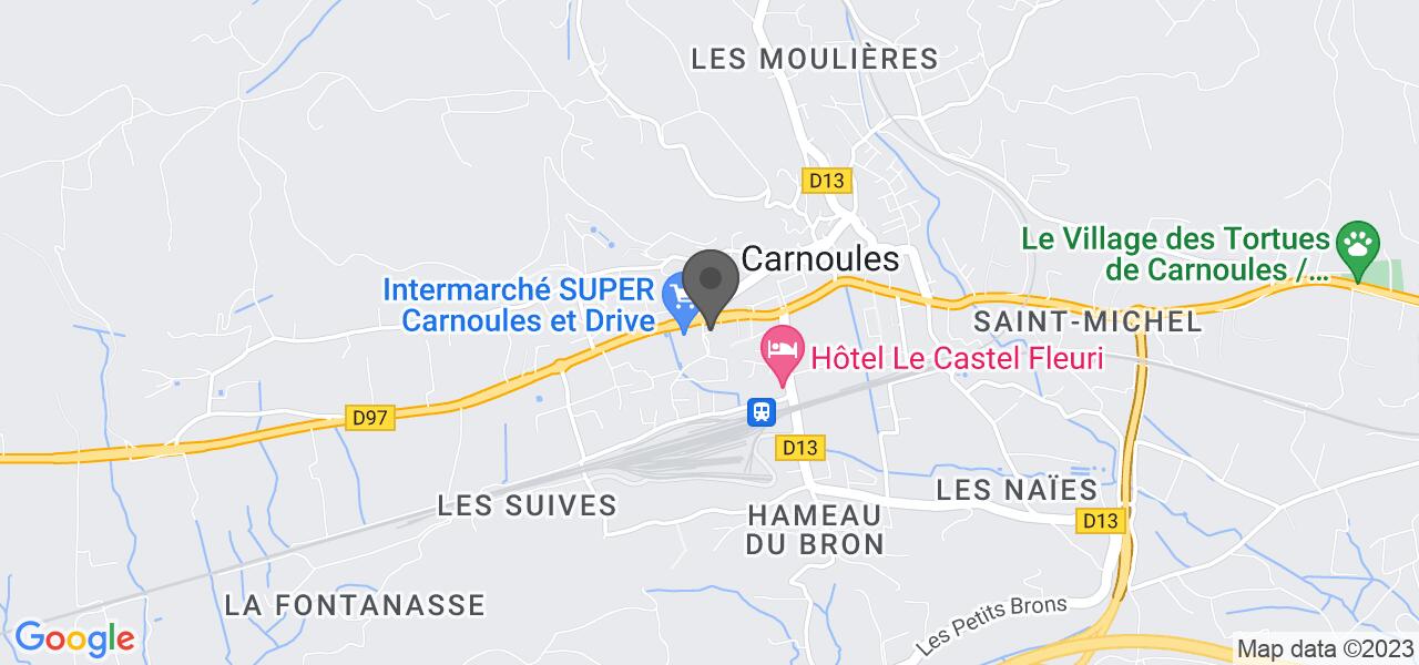 Plan d'accès — AUBERGE DE LA TUILIERE