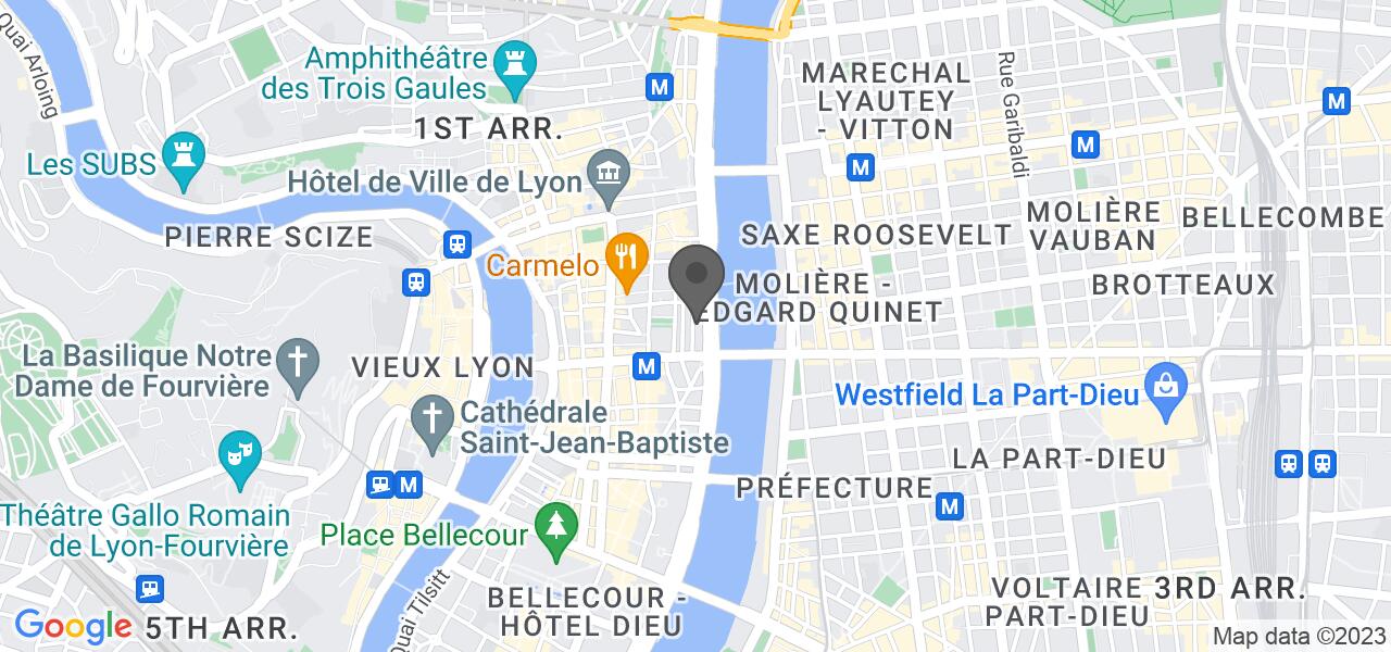Plan d'accès — BOUCHON DES CORDELIERS