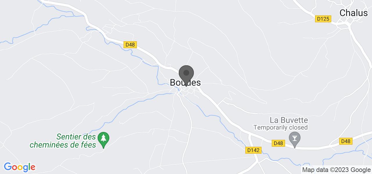 Plan d'accès — LE BOUDES LA VIGNE
