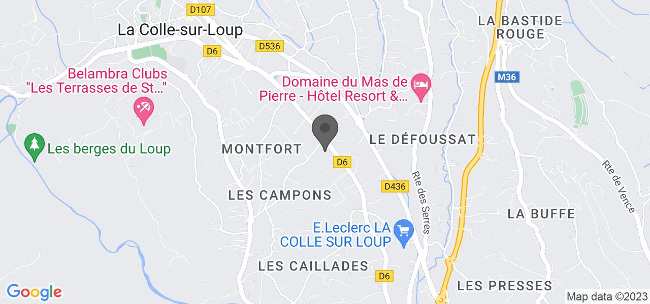 Plan d'accès — LA BASTIDE GOURMANDE
