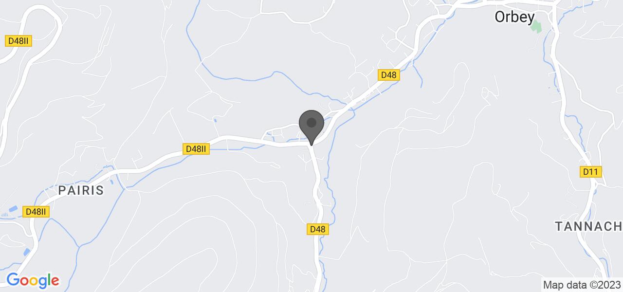 แผนที่การเดินทาง — AUBERGE DU RAIN DES CHENES